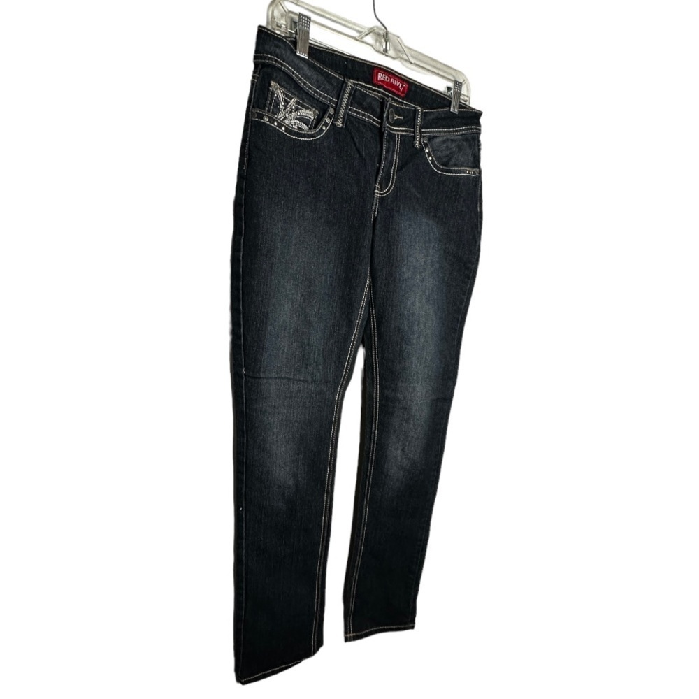 Red Rivet Jeans - Picture 4 of 7